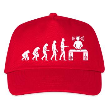 Evolution der Beats: DJ-Frontier - Kinder Basecap - Rot - Vorne