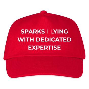 Hobby Farmer Dedicated Expertise - Kids’ Baseball Cap - red - Front