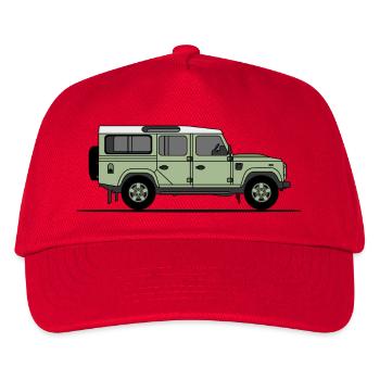 Verteidiger 110 - Kinder Basecap - Rot - Vorne