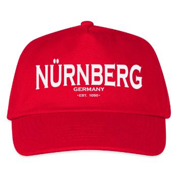 Nürnberg - Kinder Basecap - Rot - Vorne