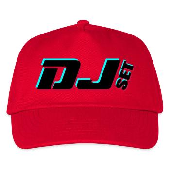 Dj - Kinder Basecap - Rot - Vorne