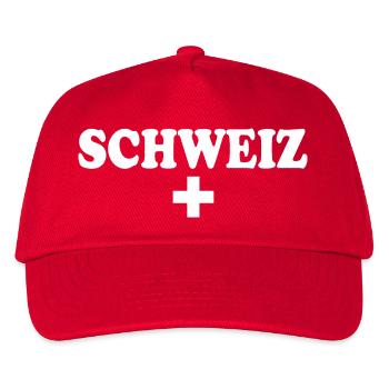 Switzerland - Kids’ Baseball Cap - red - Front
