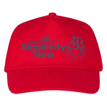 Embrassez la simplicité du présent - Casquette de baseball Enfant - rouge - Devant