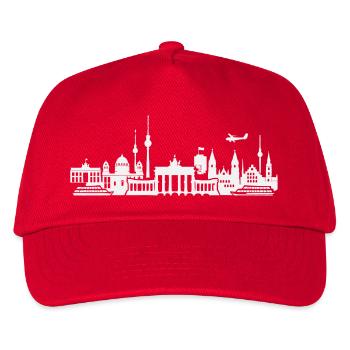 Berlin Skyline - Kids’ Baseball Cap - red - Front