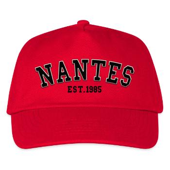 Nantes gegründet 1985 - Kinder Basecap - Rot - Vorne