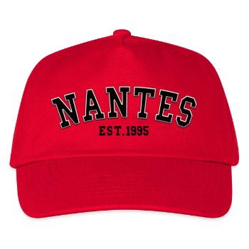 Nantes gegründet 1995 - Kinder Basecap - Rot - Vorne