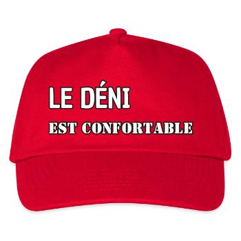 Le déni est confortable. - Casquette de baseball Enfant - rouge - Devant