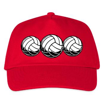Volleyball Ball Team - Kids’ Baseball Cap - red - Front