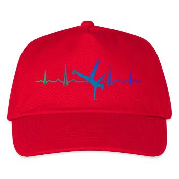 Gift idea for a dance fan with hip-hop dance - Kids’ Baseball Cap - red - Front