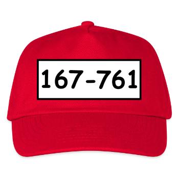 Beagle boys Bandit - Kids’ Baseball Cap - red - Front