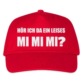 Hör ich da ein leises Mimimi? - Kinder Basecap - Rot - Vorne