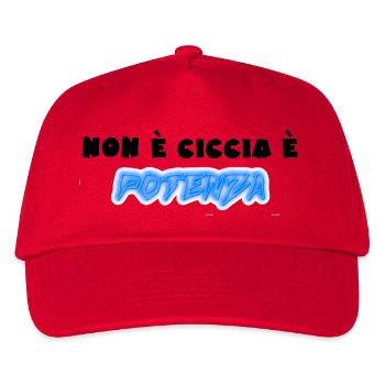 Neon Power With Motivational Message for Diet - Kids’ Baseball Cap - red - Front