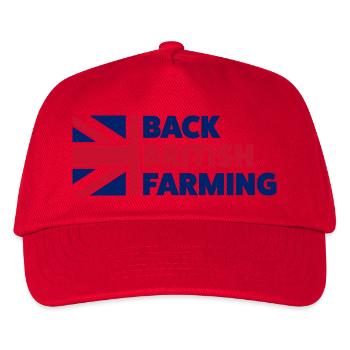 Zurück zur britischen Landwirtschaft - Kinder Basecap - Rot - Vorne