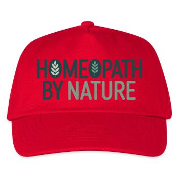 Homeopathy Homeopath By Nature Matériel professionnel - Casquette de baseball Enfant - rouge - Devant