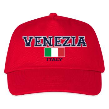 Venedig, Venezia - Kinder Basecap - Rot - Vorne