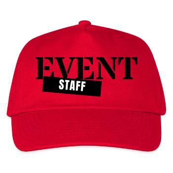 Personnel de l’événement - Personnel de l’équipe d’équipe - Casquette de baseball Enfant - rouge - Devant