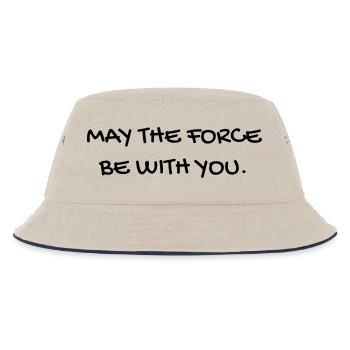Cinema - Quotes - Film - Citations - Zitat - Humor - Kids’ Bucket Hat - ecru/navy - Front