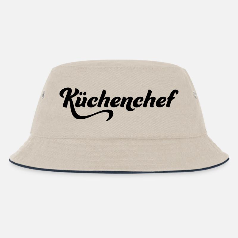 Koch - Kinder Bucket Hat - Natur/Navy