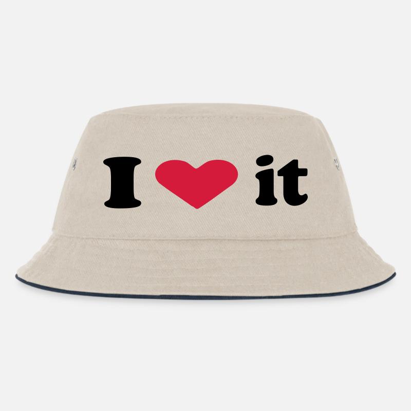 i love it - Bob Enfant - blanc cassé/bleu marine