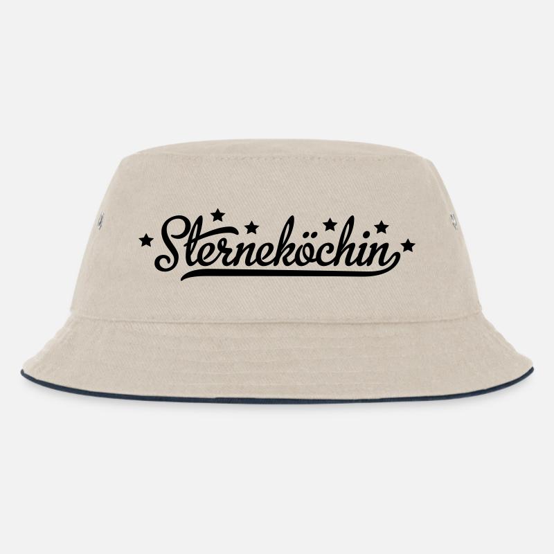 Koch - Kinder Bucket Hat - Natur/Navy