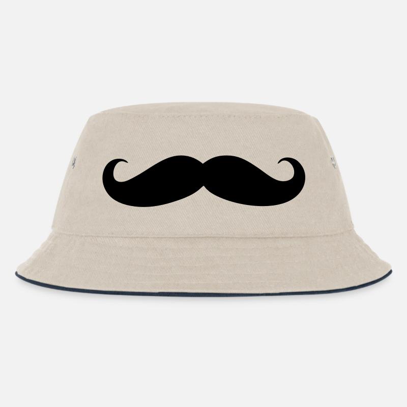 Mustache - Bob Enfant - blanc cassé/bleu marine