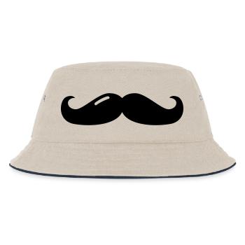 moustache - moustache - barbe - barbe - Bob Enfant - blanc cassé/bleu marine - Devant