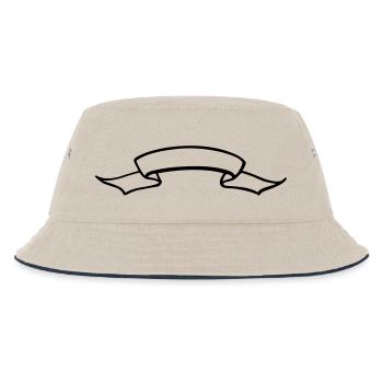 banner - Kinder Bucket Hat - Natur/Navy - Vorne