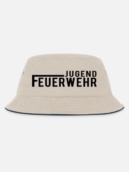 Jugendfeuerwehr - Kinder Bucket Hat - Natur/Navy