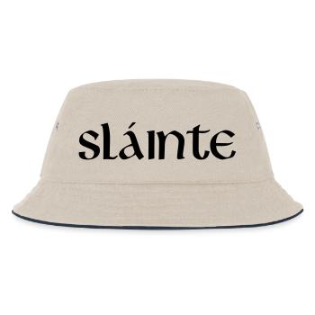 Slainte texte de - Bob Enfant - blanc cassé/bleu marine - Devant