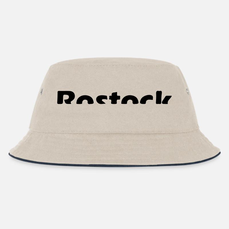Rostock - Kinder Bucket Hat - Natur/Navy