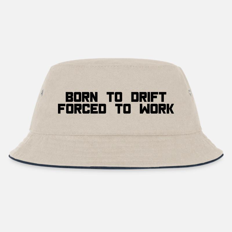 born to drift - Bob Enfant - blanc cassé/bleu marine
