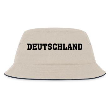 Deutschland - Kinder Bucket Hat - Natur/Navy - Vorne