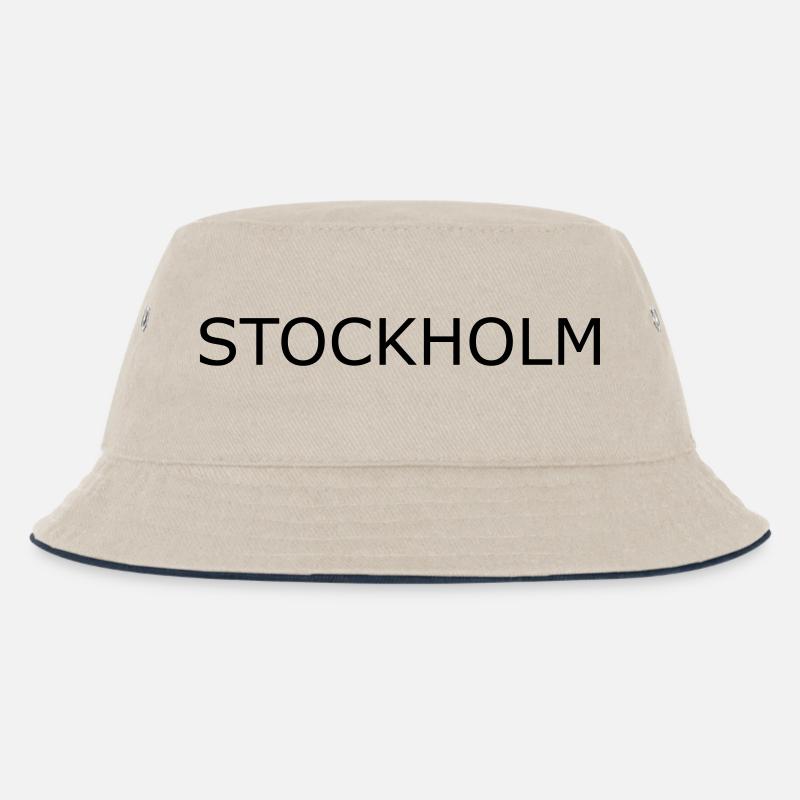 STOCKHOLM Geschenk - Kinder Bucket Hat - Natur/Navy