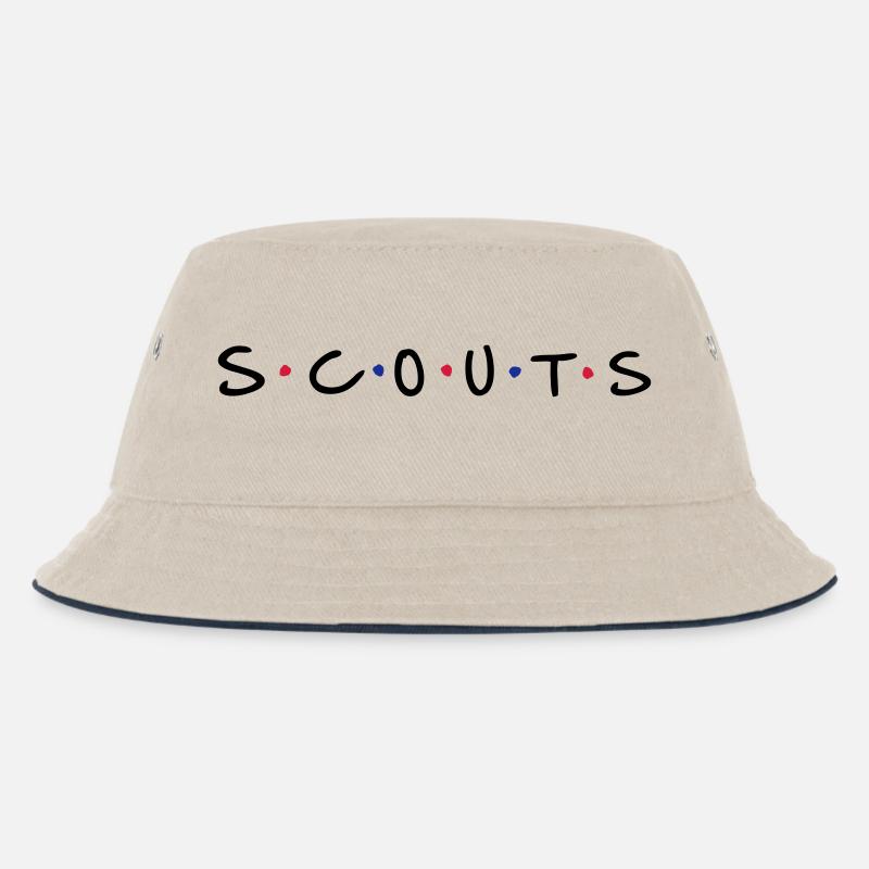 Scouts - Bob Enfant - blanc cassé/bleu marine