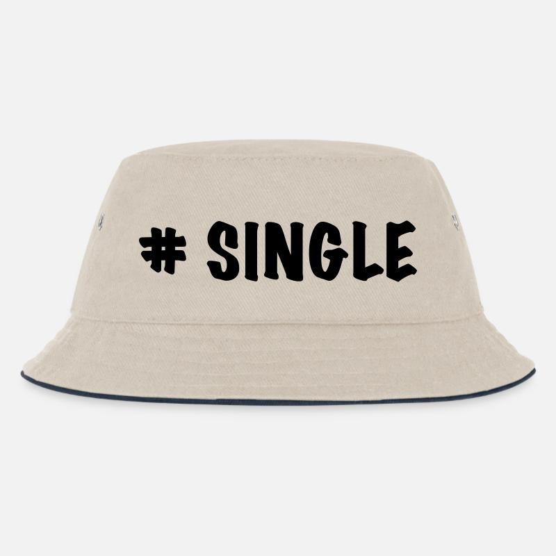 # single - Kinder Bucket Hat - Natur/Navy