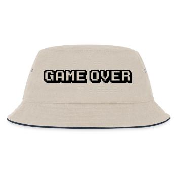 Game Over - Kinder Bucket Hat - Natur/Navy - Vorne