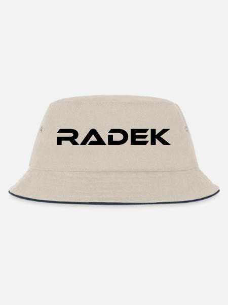 Radek - Kinder Bucket Hat - Natur/Navy