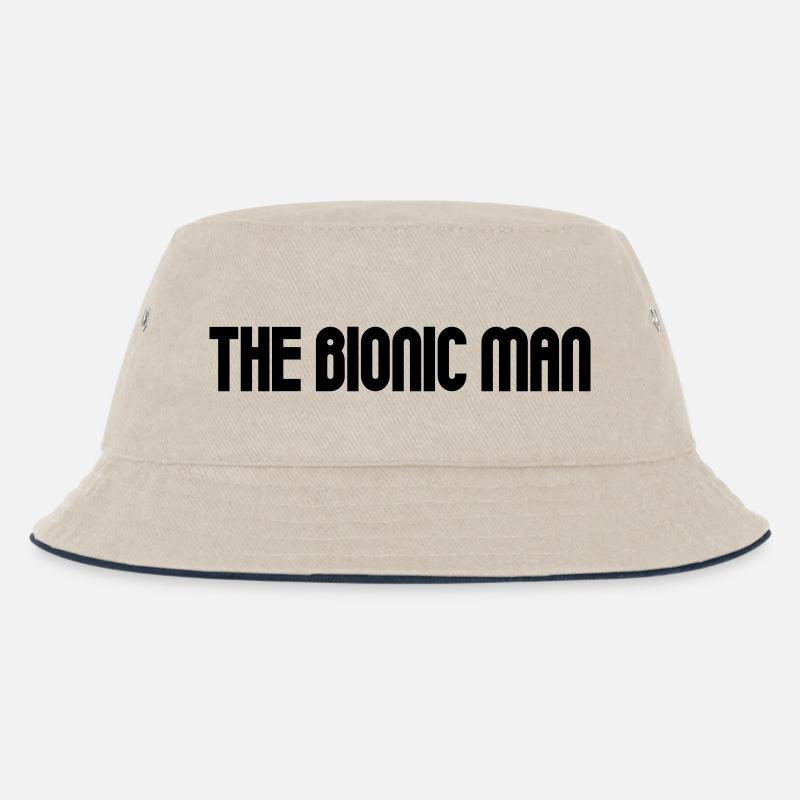 Bionic Man - Kinder Bucket Hat - Natur/Navy