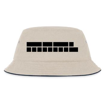 Minimal | bold:51 - Kinder Bucket Hat - Natur/Navy - Vorne