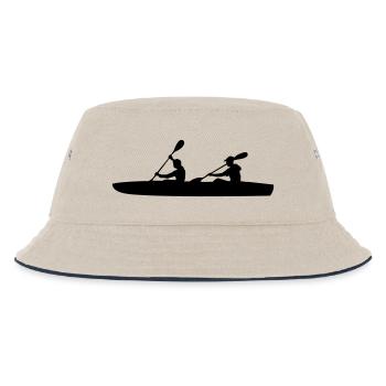Sport - Paddeln 2er - Kinder Bucket Hat - Natur/Navy - Vorne