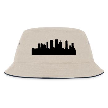 Skyscraper city - Kids’ Bucket Hat - ecru/navy - Front