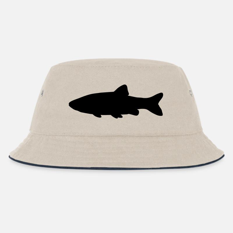 Chiot de silhouette de poisson - Bob Enfant - blanc cassé/bleu marine