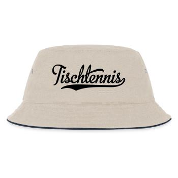 tischtennis - Kinder Bucket Hat - Natur/Navy - Vorne
