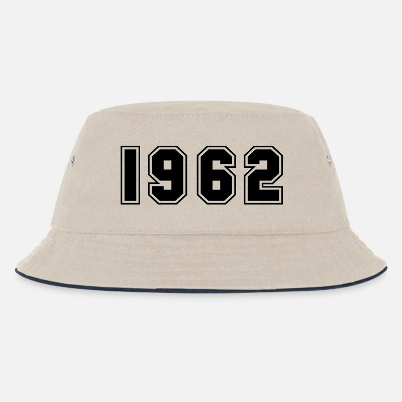 1962 - Kinder Bucket Hat - Natur/Navy