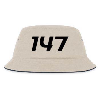 SNOOKER - 147 the maximum break - Kids’ Bucket Hat - ecru/navy - Front