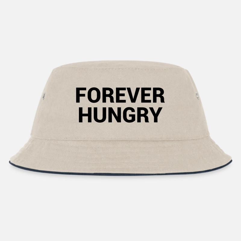 forever hungry - Kinder Bucket Hat - Natur/Navy