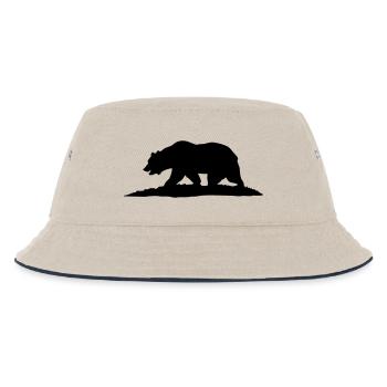 California - Kids’ Bucket Hat - ecru/navy - Front