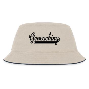 Geocaching - Kinder Bucket Hat - Natur/Navy - Vorne