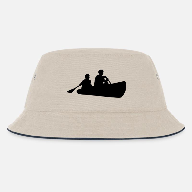 kanu - Kinder Bucket Hat - Natur/Navy
