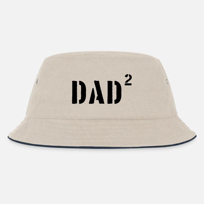 DAD -2 - Kinder Bucket Hat - Natur/Navy